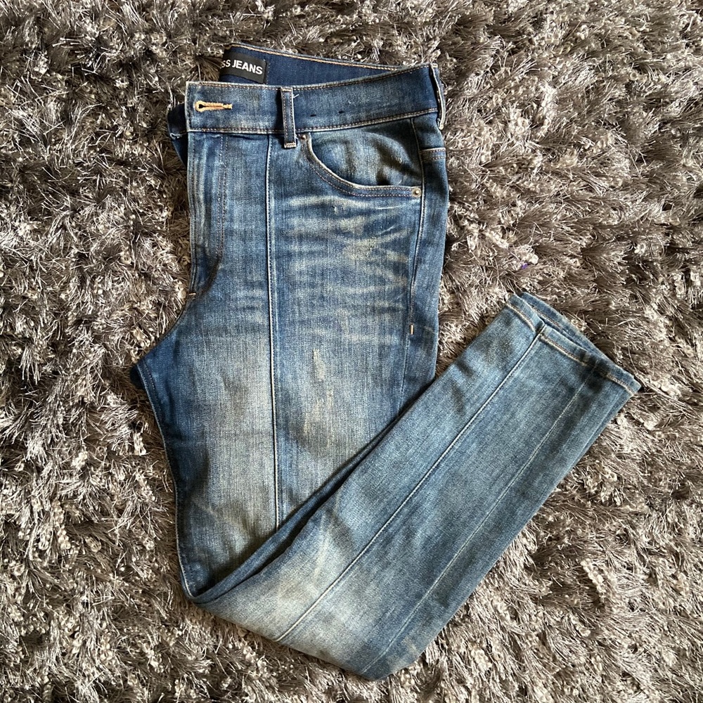 Express Jeans High Rise Ankle Leggings